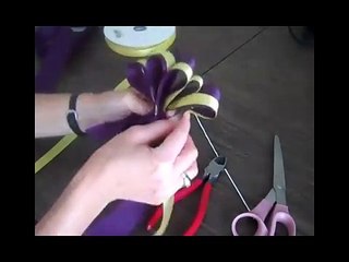 HOW TO MAKE A BOW - DOUBLE RIBBON BOW