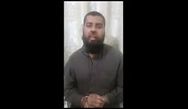 mera kisi tanzeem se koi taluq nahi- khwaja asif par ink phainkne  wale ka video paigham