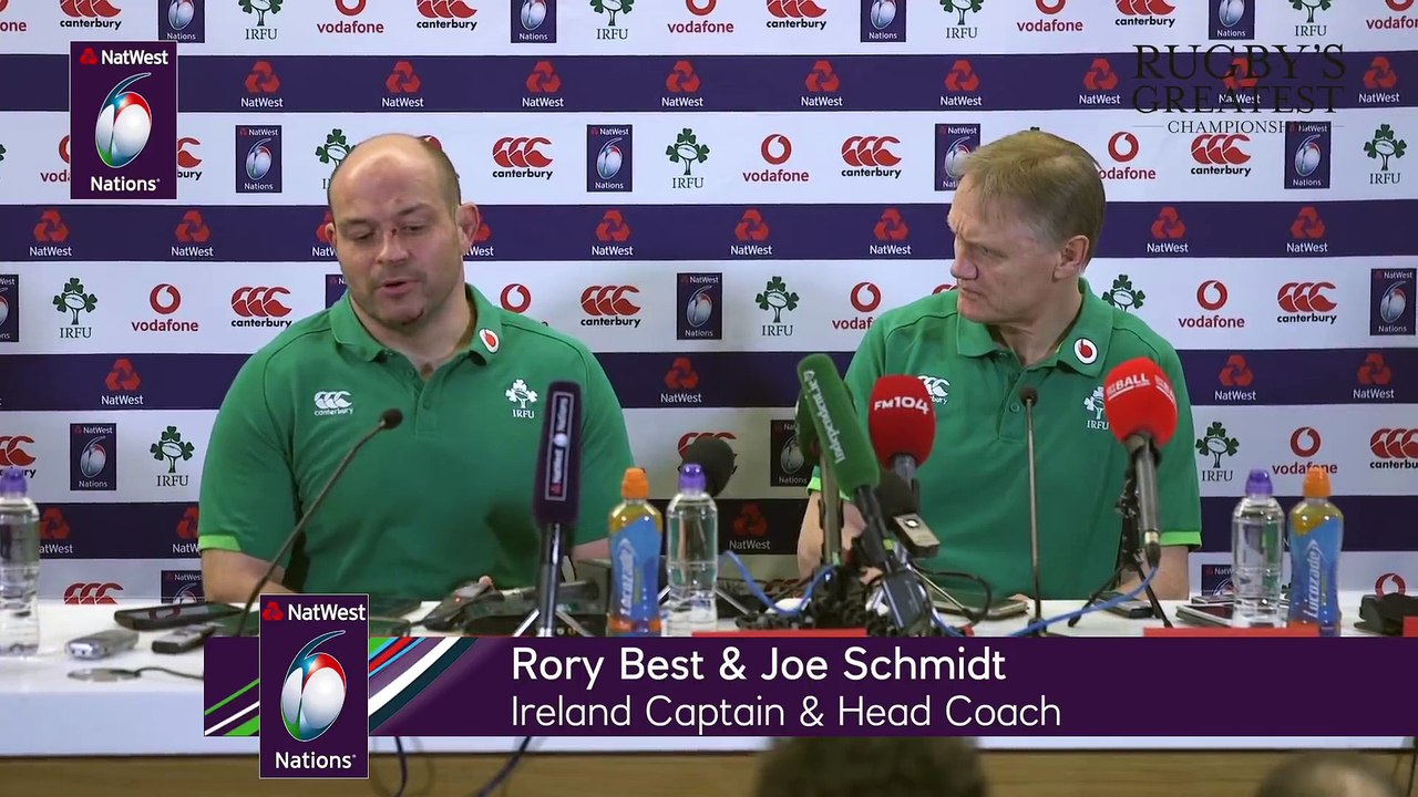 Joe Schmidt and Rory Best press conference after Scotland win  NatWest 6 Nations