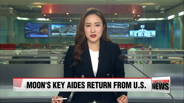 S. Korean president's chiefs of NSC, NIS return home after relaying Kim Jong-un's summit invitation to Trump; to head to Japan, China, Russia this week