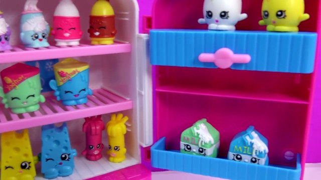 Shopkins COLLECTION TOUR Season 1 Dairy So Cool Fridge Part 5 Playset Video Cookieswirlc Rare Toys