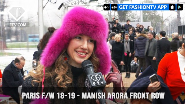 Manish Arora Front Row Paris Fashion Week Fall/Winter 2018-19 | FashionTV | FTV