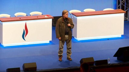 Bannon tells French far right 'history is on our side'