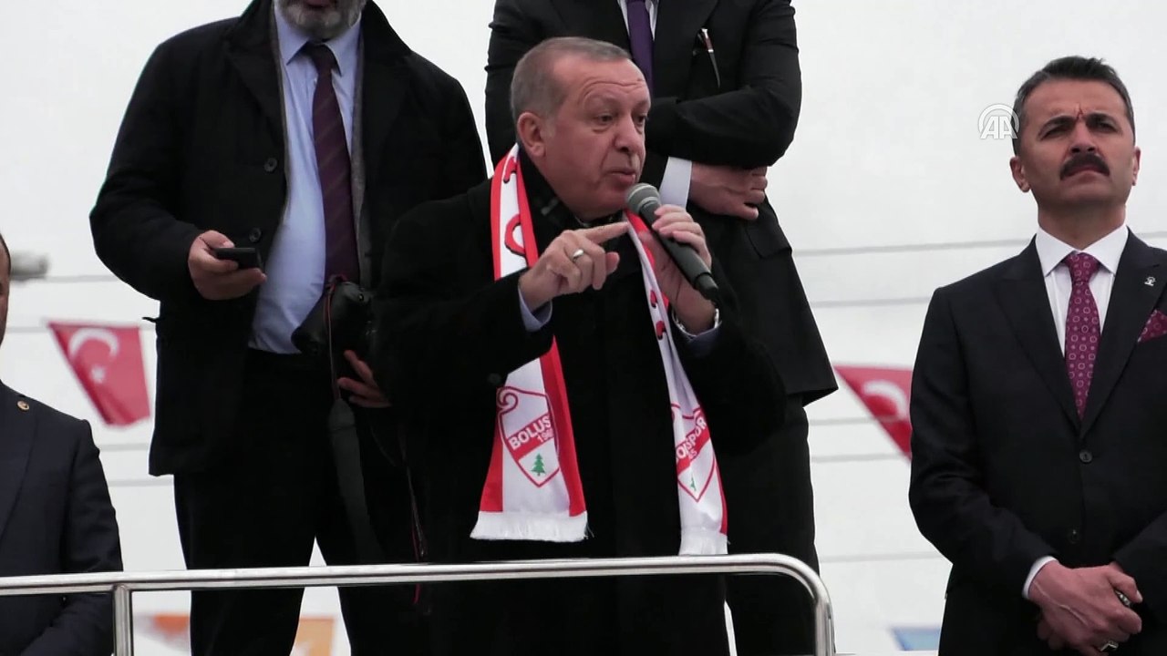 Cumhurbaşkanı Erdoğan: 'FETÖ dinimize saldırmadı mı? Bu yüzden bunlara karşı beraber olacağız' - BOLU