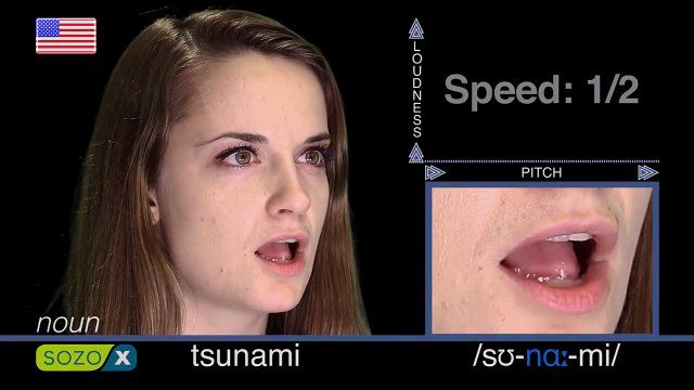How To Pronounce TSUNAMI - American vs British Pronunciation - Difficult Words To Pronounce