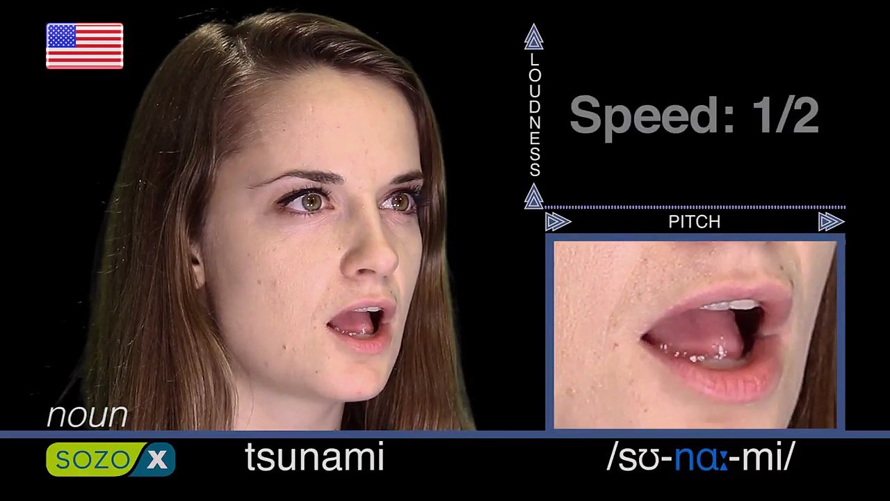 How To Pronounce TSUNAMI - American vs British Pronunciation - Difficult Words To Pronounce
