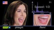 How To Pronounce PHLEGM - American vs British Pronunciation - Difficult Words To Pronounce