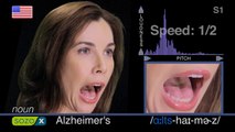 How To Pronounce ALZHEIMER'S - American vs British Pronunciation - Difficult Words To Pronounce