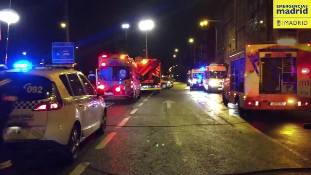 Dos muertos en un accidente en el Paseo de Extremadura