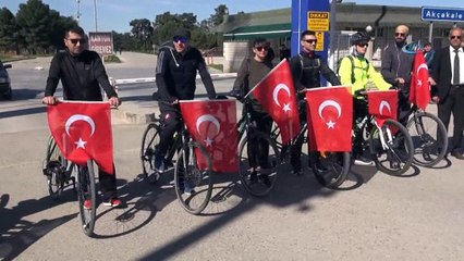 Sınırın sıfır noktasında Afrin'e destek