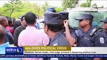 Former Maldivian president, chief judges arrested in deepening political crisis