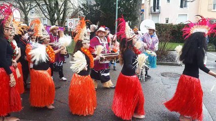 Thaïti dans les rues de Vittel pour le carnaval