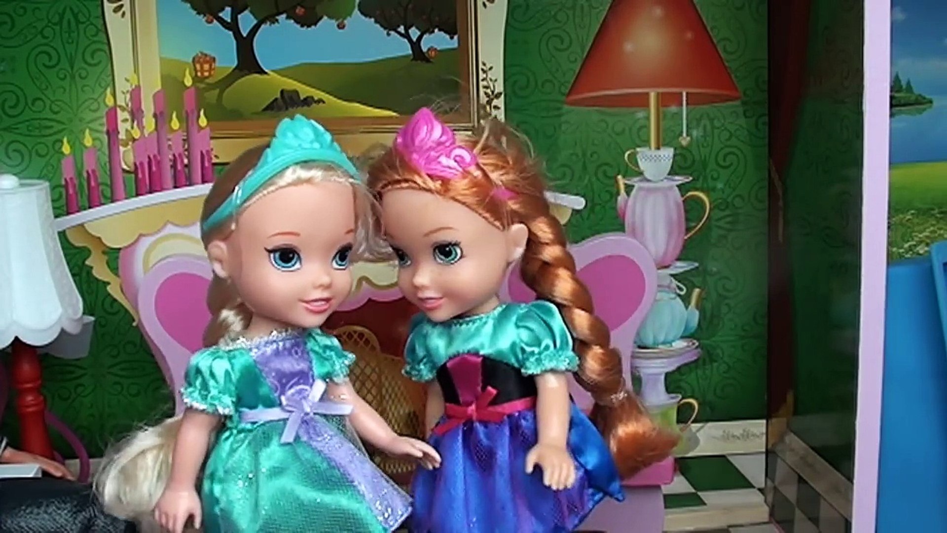 Annia and Elsia Toddlers Exciting News Part 1 - Annya and Elsya Toys &  Dolls Story - video Dailymotion