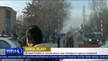 3 killed in suicide attack near national intelligence agency in Kabul