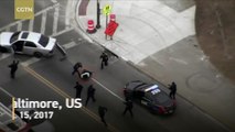 Gunman flees Baltimore police in high-speed chase