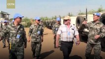 Chinese UN peacekeepers pass equipment test in S. Sudan