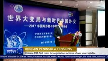 Chinese FM rejects military solution to Korean Peninsula situation