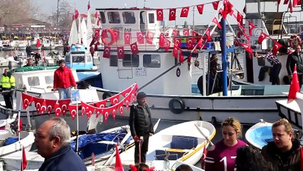 Zeytin Dalı Harekatı'na destek için denizde tur attılar - TEKİRDAĞ