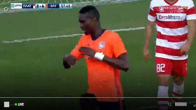 Pape Abou Cisse Goal - Platanias FC 0 - 4 Olympiakos Piraeus 11-03-2018
