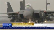 US, ROK begin joint military drills amid DPRK threats
