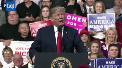 Trump turns rally for Rick Saccone into a rally against media