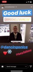 the cast of coronation street wishing Brooke Vincent good luck for tonight dancing on ice final 2018