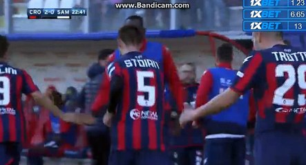 Adrian Stoian Goal Crotone 0-2 Sampdoria