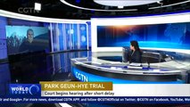 Park Geun-hye's trial resumes after short delay