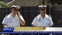 Rescuers hunt for missing Argentine submarine