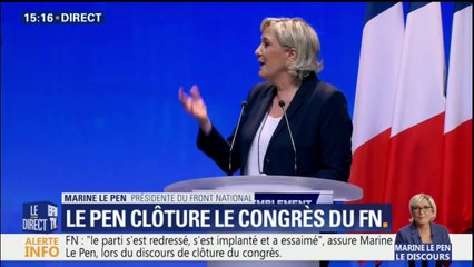 "En finir avec Mai 68 fait partie de notre projet", déclare Le Pen à Lille
