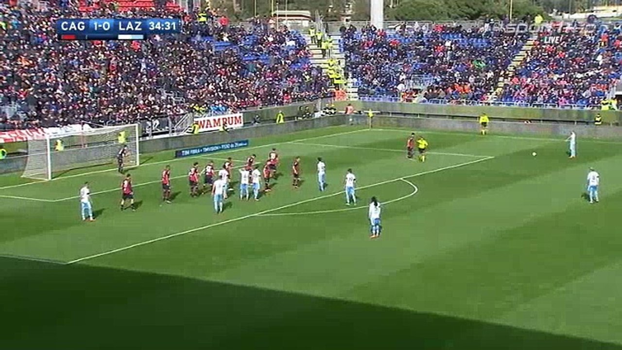 Lucas Leiva Goal HD - Cagliari	1-1	Lazio 11.03.2018