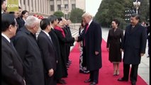 President Xi holds welcome ceremony for US counterpart Trump
