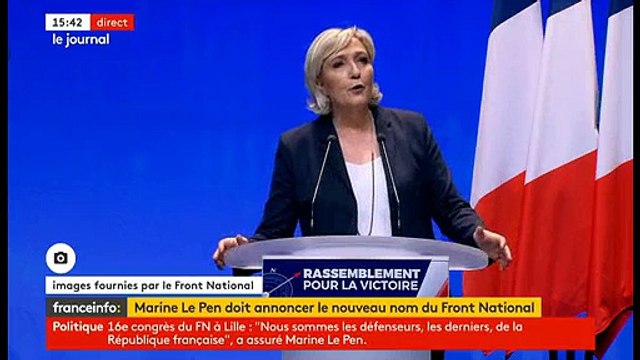Marine Le Pen: L'argent des Français doit d'abord de revenir aux Français.