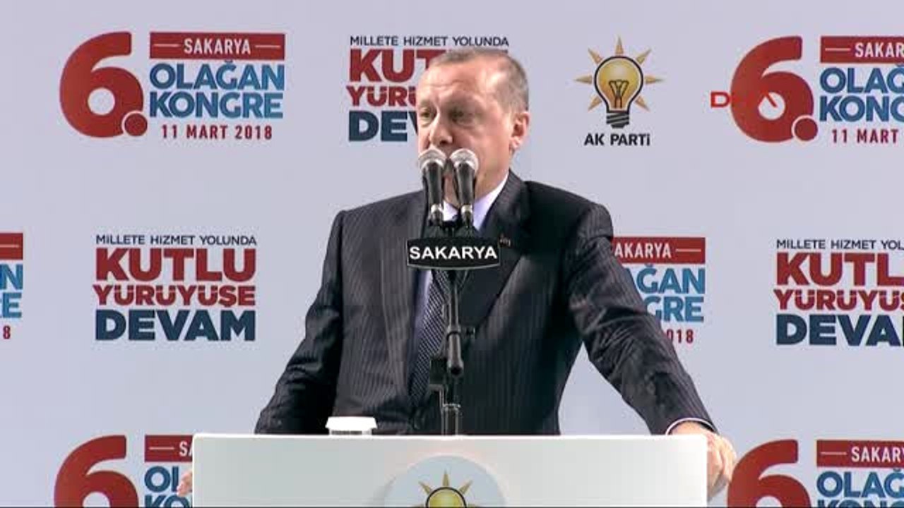 Sakarya-Cumhurbaşkanı Erdoğan AK Parti İl Kongresi'nde Konuştu