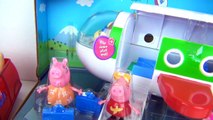 PEPPA PIGs Holiday Plane Playset! Traveling & Toy Hunting