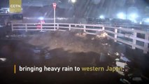 Powerful Typhoon Lan hits Japan, killing at least two people