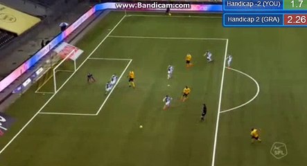 Roger Assale Goal Young Boys 1-0 Grasshopper