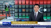 Liberians cast their votes for the country's new president