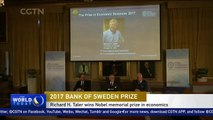 Richard H. Thaler wins the 2017 Nobel Prize in Economic Sciences