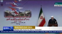 Iranian president says Trump cannot undermine nuclear deal