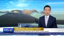 Indonesian authorities organize evacuees amid continuous volcano threat
