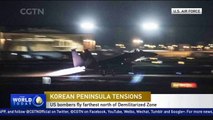 US bombers fly off east coast of the DPRK