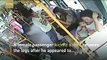 Female bus passenger kicks alleged sex assaulter 'where it hurts'
