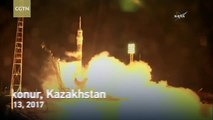 Soyuz spacecraft off for International Space Station