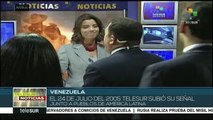 Los trabajadores de teleSUR rinden homenaje al comandante Chávez