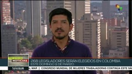 Colombia: elegirán este domingo a los 278 nuevos miembros del Congreso