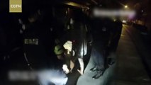 Drunken women bite police officers in SW China’s Yunnan Province