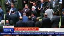 Rouhani: Iran can quit nuclear deal if US keeps adding sanctions
