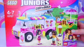 Lego Junior Friends Emmas Ice Cream Truck Review Build Silly Play - Kids Toys