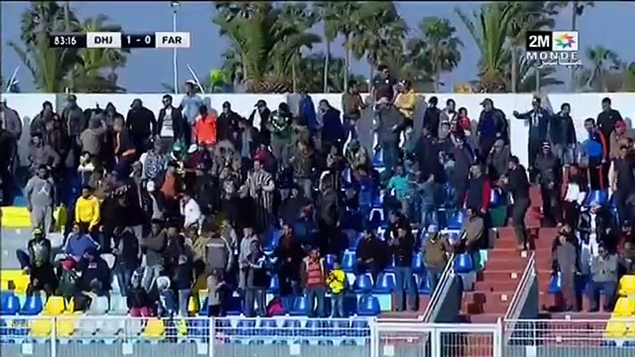 هدف الدفاع الجديدي في مرمى الجيش الملكي  - الدورة 20 موسم 2017/2018